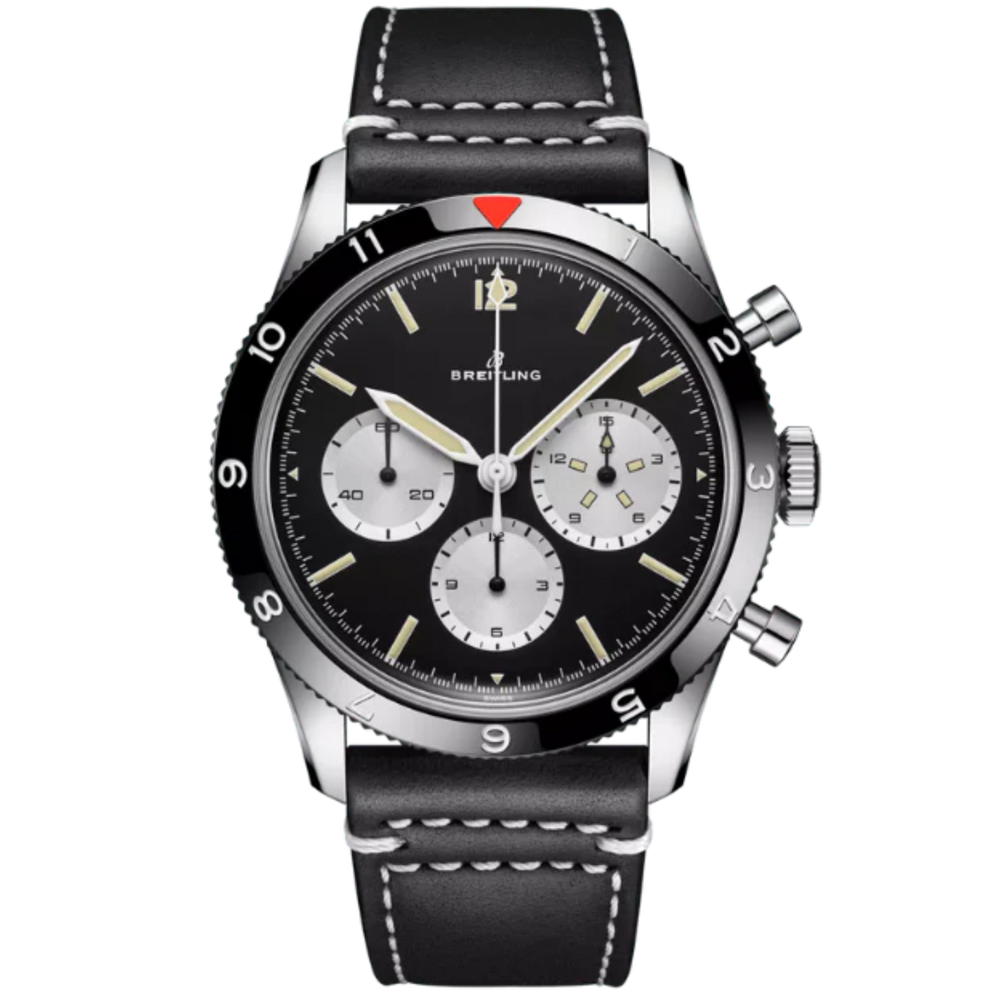 AVI REF. 765 1964 RE-EDITION 41 MM STAINLESS STEEL WITH BLACK DIAL