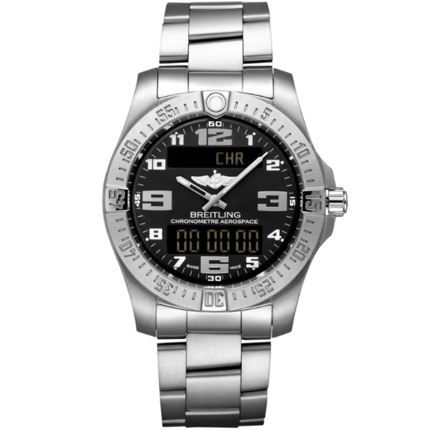 AEROSPACE EVO 43 MM TITANIUM WITH BLACK DIAL