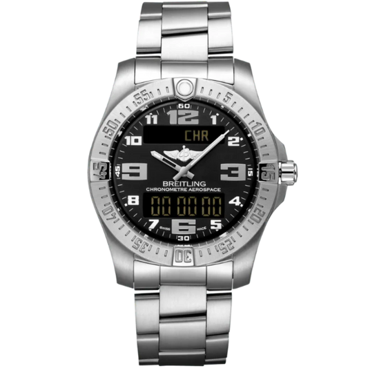 AEROSPACE EVO 43 MM TITANIUM WITH BLACK DIAL