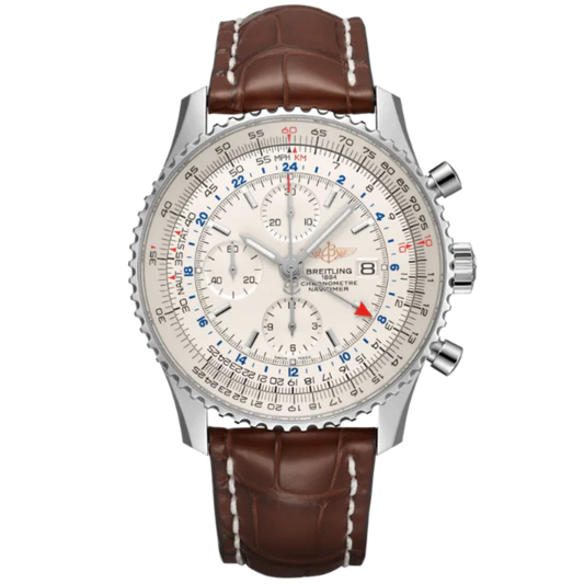 NAVITIMER CHRONOGRAPH GMT 46 MM STAINLESS STEEL WITH CREAM DIAL