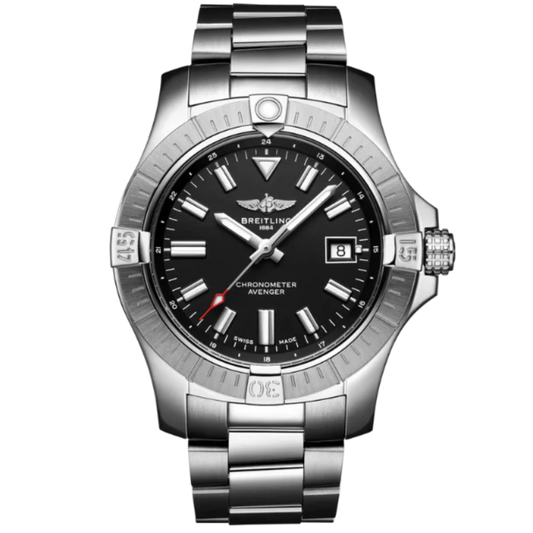 AVENGER AUTOMATIC 43 MM STAINLESS STEEL WITH BLACK DIAL