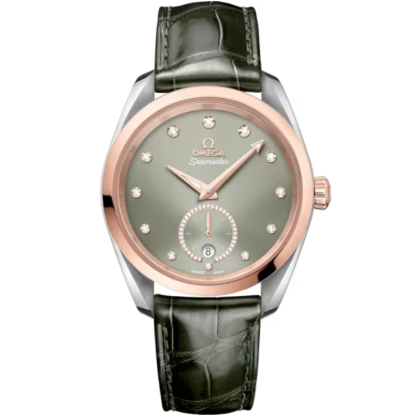 SEAMASTER AQUA TERRA 150M 38 MM STAINLESS STEEL - SEDNA™ GOLD WITH GREEN DIAL