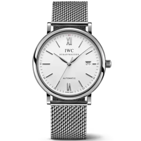 PORTOFINO AUTOMATIC 40 MM STAINLESS STEEL WITH SILVER DIAL