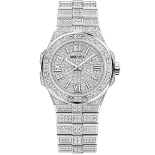 ALPINE EAGLE 36 MM ETHICAL WHITE GOLD WITH WHITE DIAL