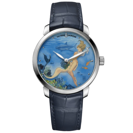 CLASSICO MANARA MANUFACTURE 40 MM STAINLESS STEEL WITH BLUE DIAL
