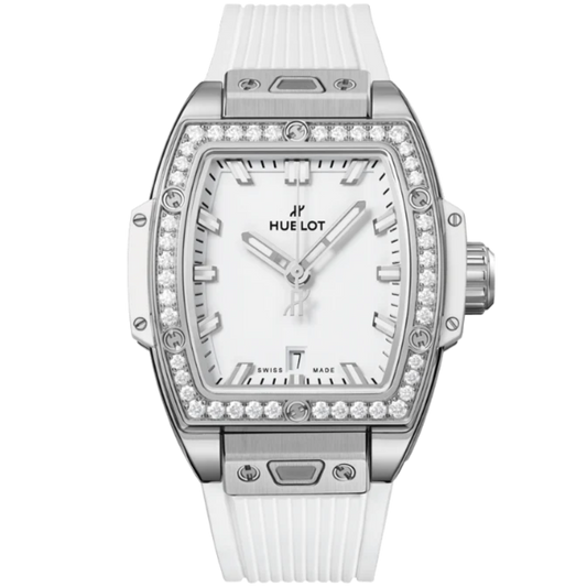 SPIRIT OF BIG BANG 32 MM STEEL WHITE DIAMONDS