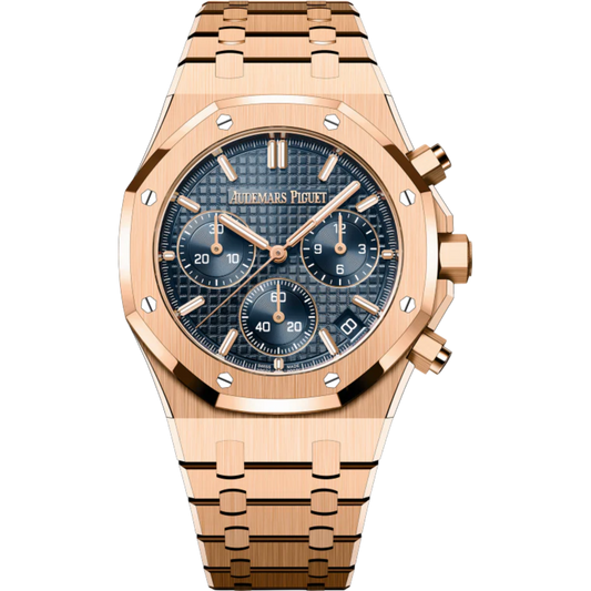 Audemars Piguet Royal Oak Ref. 26240OR.OO.1320OR.01 41MM Rose Gold Bleu Nuit Nuage 50 Dial