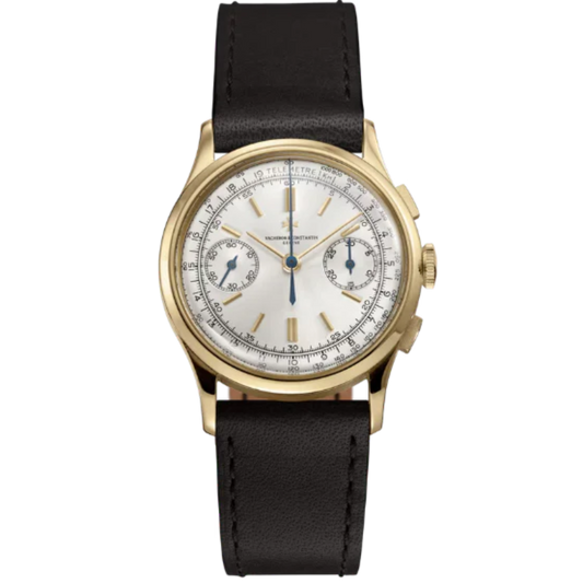 LES COLLECTIONNEURS REFERENCE 4072 34 MM 18K YELLOW GOLD WITH WHITE DIAL