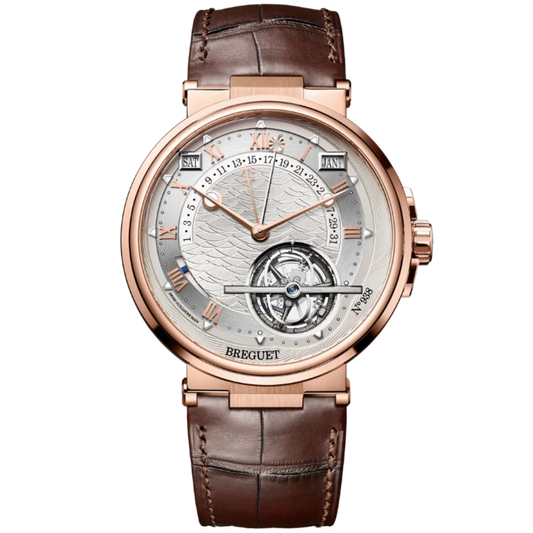 MARINE TOURBILLON EQUATION MARCHANTE 5887 44 MM ROSE GOLD WITH SILVER DIAL