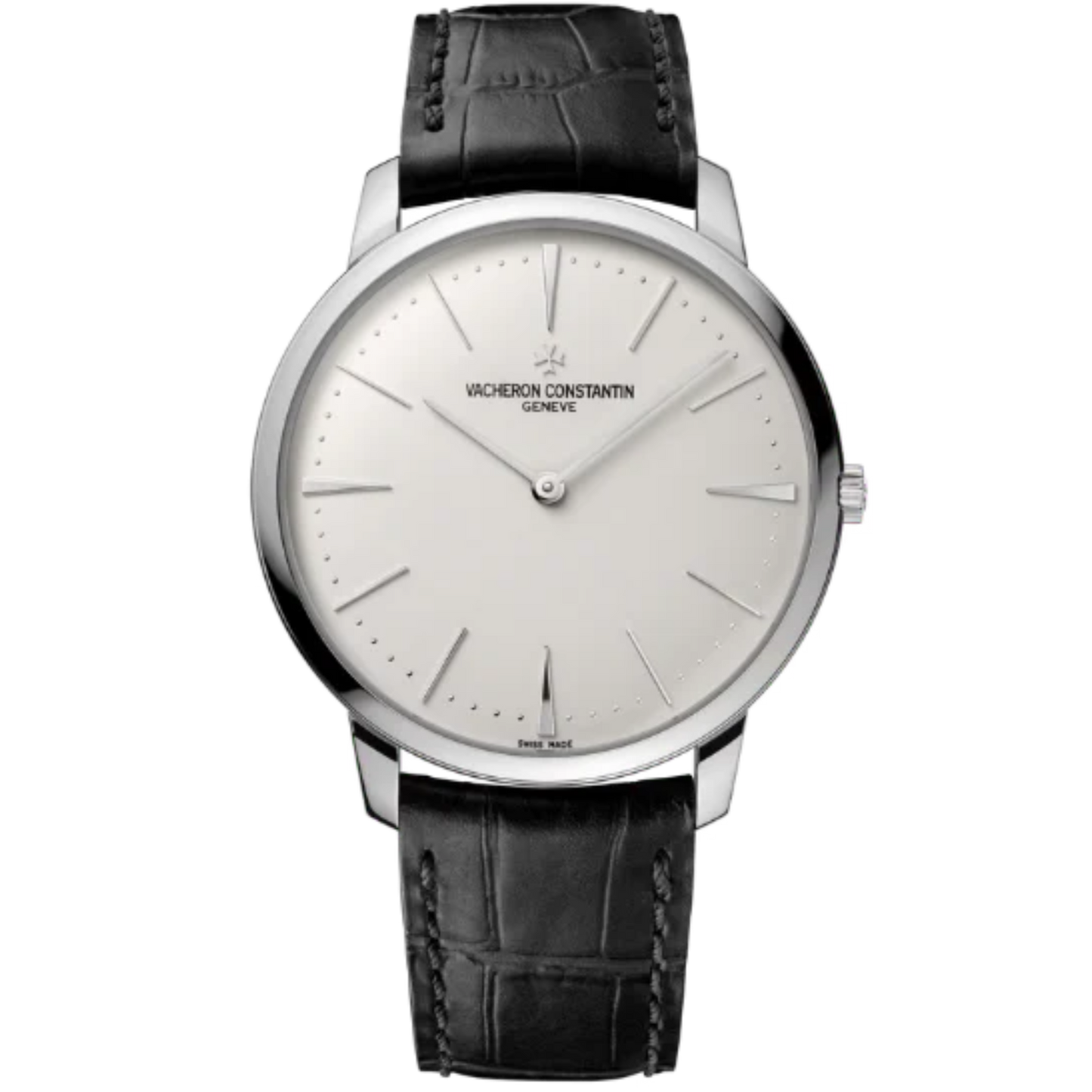 PATRIMONY MANUAL WINDING 40 MM 18K WHITE GOLD WITH WHITE BRASS DIAL