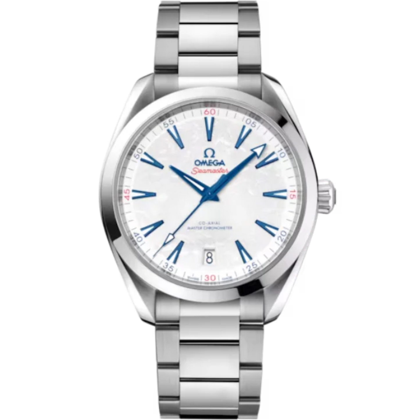 SEAMASTER AQUA TERRA 150M "BEIJING 2022" 41 MM STAINLESS STEEL WITH WHITE DIAL