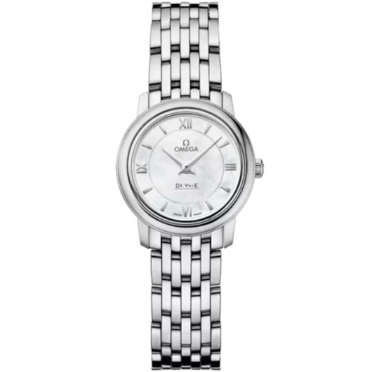 DE VILLE PRESTIGE 24 MM STAINLESS STEEL WITH MOTHER OF PEARL DIAL