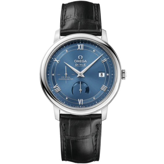 DE VILLE PRESTIGE 39 MM STAINLESS STEEL WITH BLUE DIAL