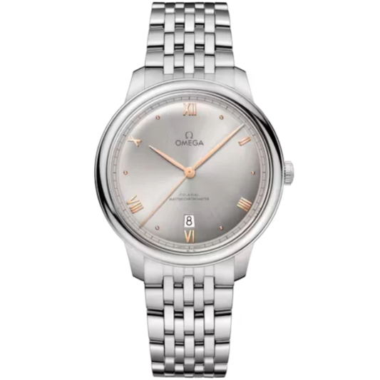 DE VILLE PRESTIGE 40 MM STAINLESS STEEL WITH GREY DIAL