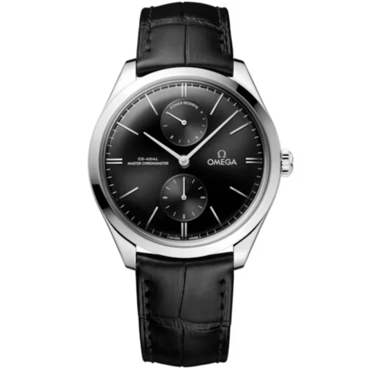 DE VILLE TRÉSOR 40 MM STAINLESS STEEL WITH BLACK DIAL