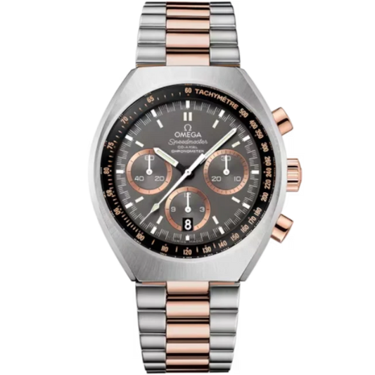 SPEEDMASTER MARK II 46 MM STAINLESS STEEL - SEDNA™ GOLD WITH GREY DIAL