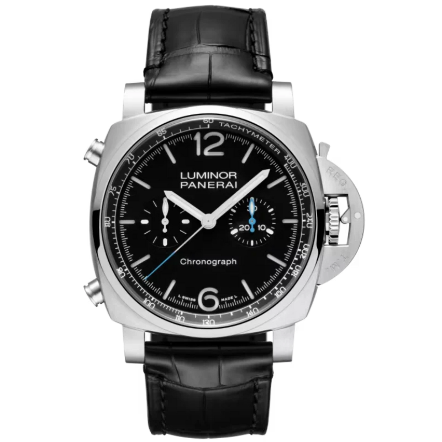 LUMINOR CHRONO PAM01109 44 MM STAINLESS STEEL WITH BLACK DIAL