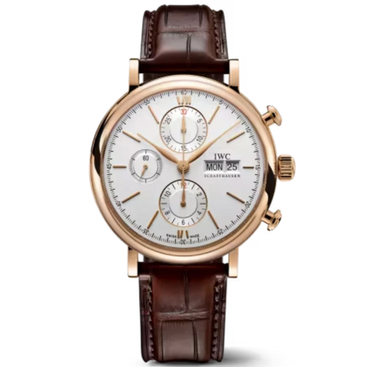 PORTOFINO CHRONOGRAPH 42 MM GOLD WITH WHITE DIAL