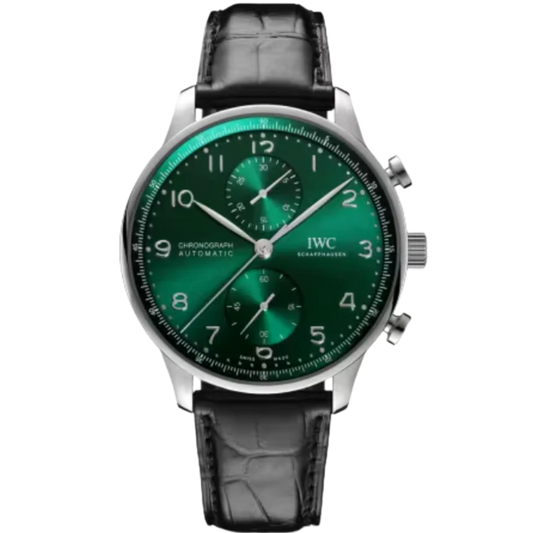PORTUGIESER CHRONOGRAPH 41 MM STAINLESS STEEL WITH GREEN DIAL