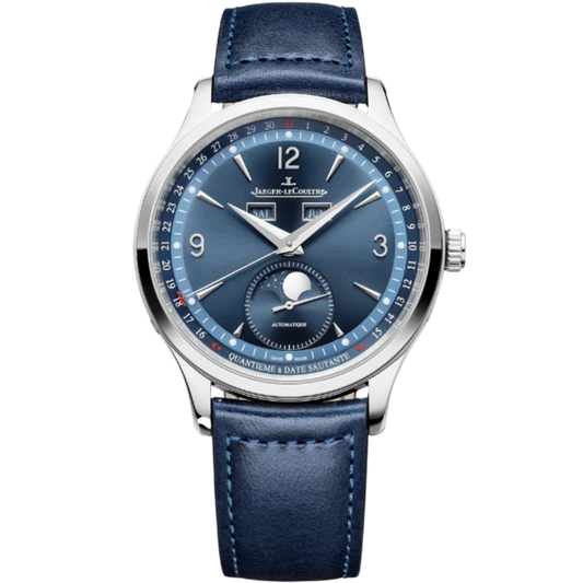 MASTER CONTROL CALENDAR 40 MM STAINLESS STEEL WITH BLUE SUNRAY BRUSHED DIAL