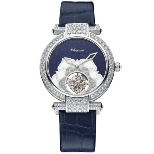 IMPERIALE FLYING TOURBILLON LIMITED EDITION 36 MM ETHICAL WHITE GOLD WITH BLUE AVENTURINE DIAL