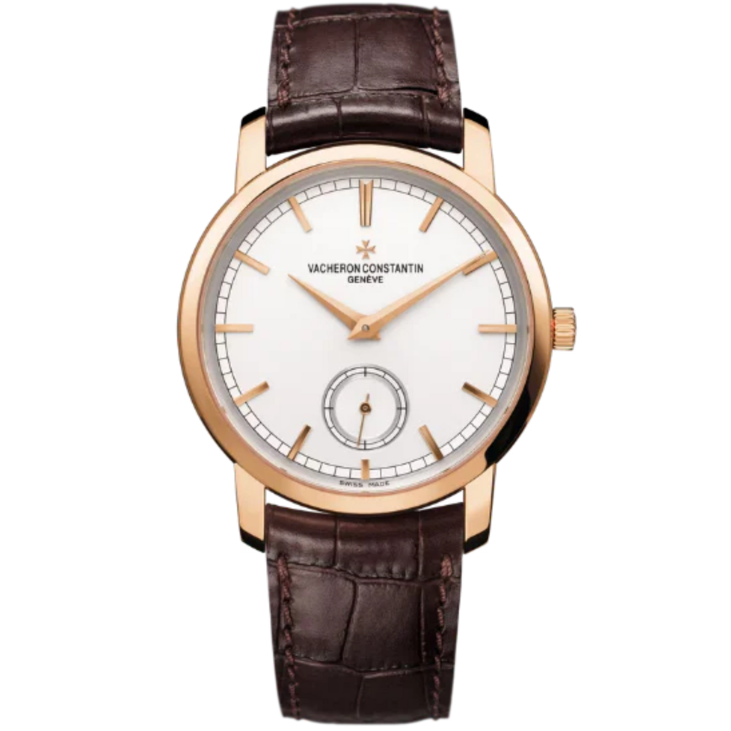 TRADITIONNELLE MANUAL-WINDING 38 MM 18K ROSE GOLD WITH WHITE BRASS DIAL