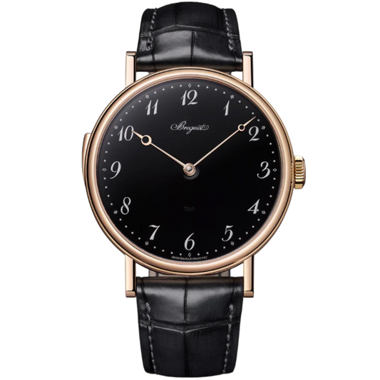 CLASSIQUE REPETITION MINUTES 7637 42 MM ROSE GOLD WITH BLACK "GRAND FEU" ENAMEL DIAL