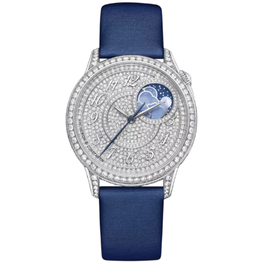 EGERIE MOON PHASE 37 MM 18K WHITE GOLD WITH 18K WHITE GOLD DIAL