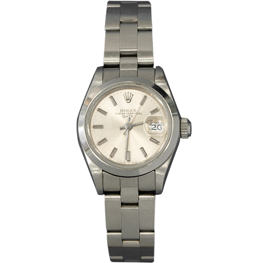 Rolex Datejust Ref. 69160 26mm Stainless Steel Silver Stick Dial on Oyster Bracelet