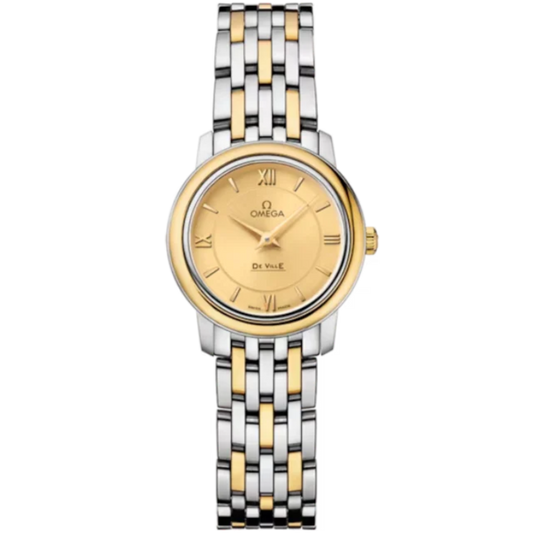 DE VILLE PRESTIGE 24 MM STAINLESS STEEL - YELLOW WITH YELLOW DIAL