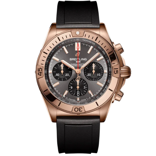CHRONOMAT B01 42 MM 18K ROSE GOLD WITH ANTHRACITE GRAY DIAL