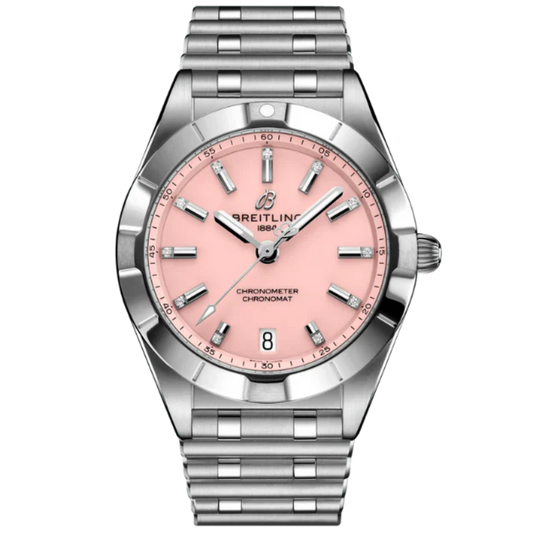 CHRONOMAT 32 MM STAINLESS STEEL WITH PINK DIAL