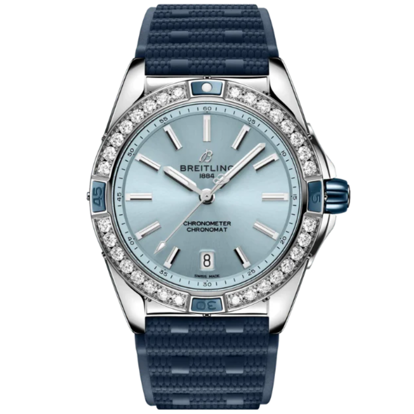 SUPER CHRONOMAT AUTOMATIC 38 MM STAINLESS STEEL WITH BLUE DIAL