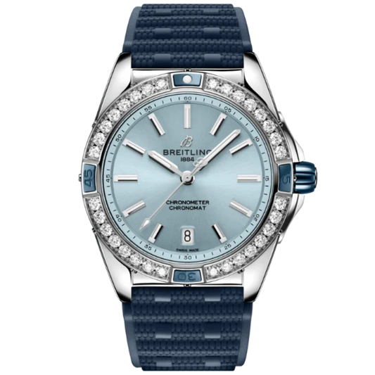 SUPER CHRONOMAT AUTOMATIC 38 MM STAINLESS STEEL WITH BLUE DIAL
