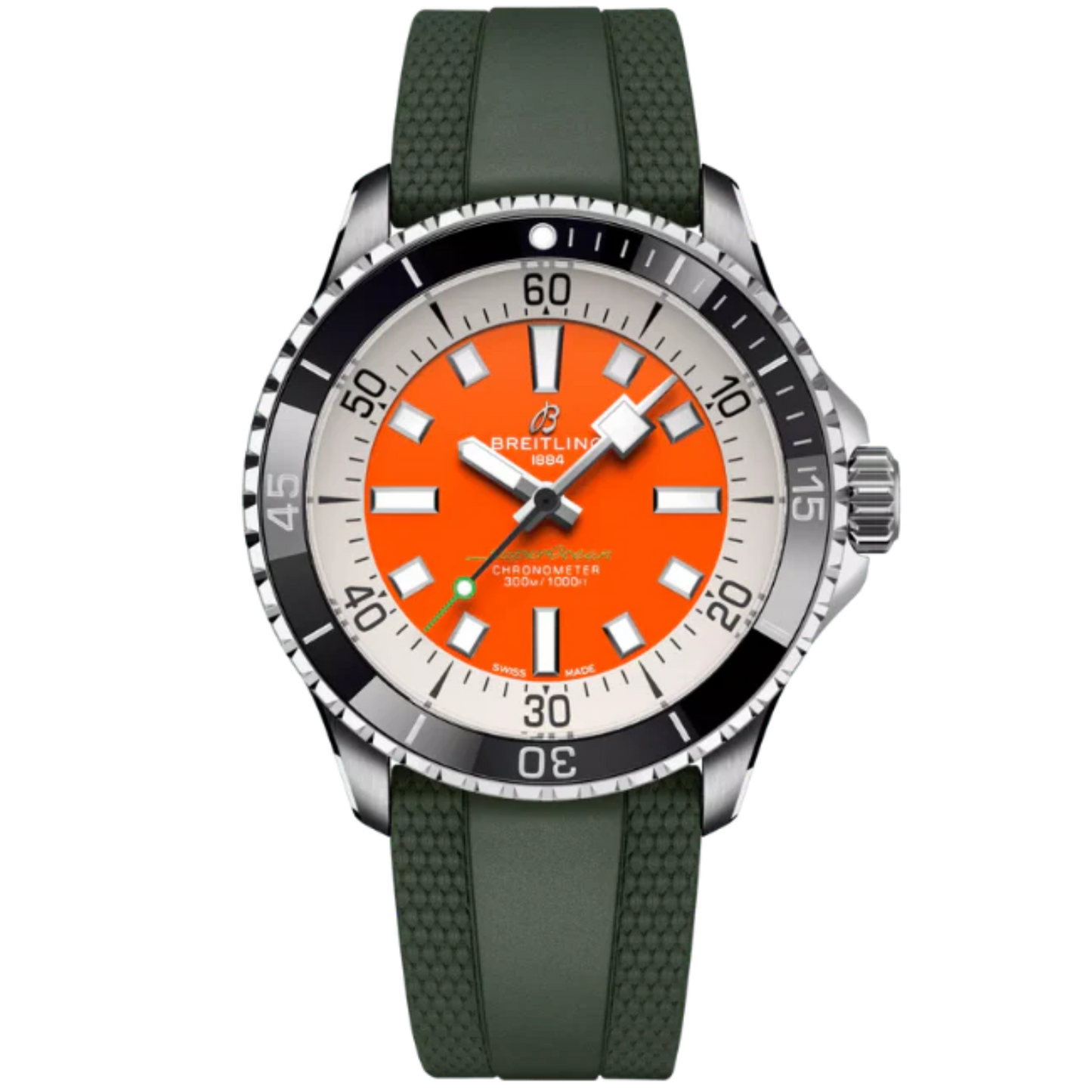 SUPEROCEAN AUTOMATIC KELLY SLATER 42 MM STAINLESS STEEL WITH ORANGE DIAL