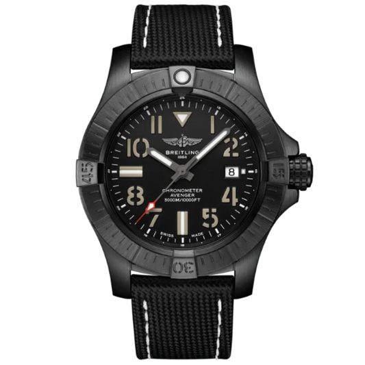 AVENGER AUTOMATIC SEAWOLF NIGHT MISSION 45 MM DLC-COATED TITANIUM WITH BLACK DIAL
