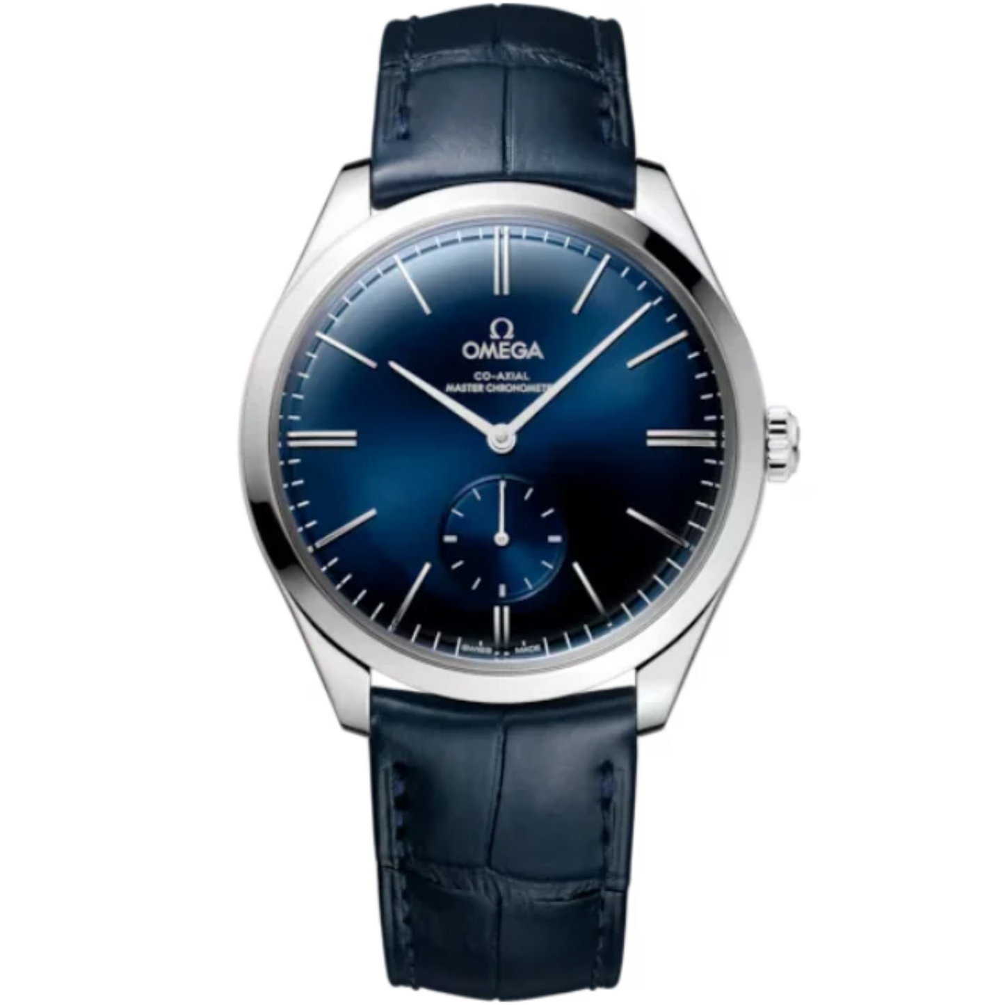DE VILLE TRÉSOR 40 MM STAINLESS STEEL WITH BLUE DIAL