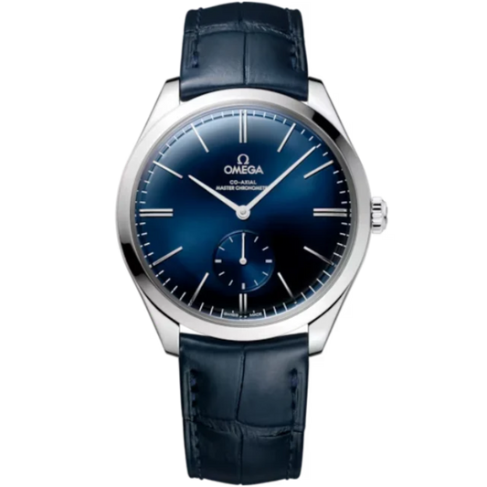 DE VILLE TRÉSOR 40 MM STAINLESS STEEL WITH BLUE DIAL