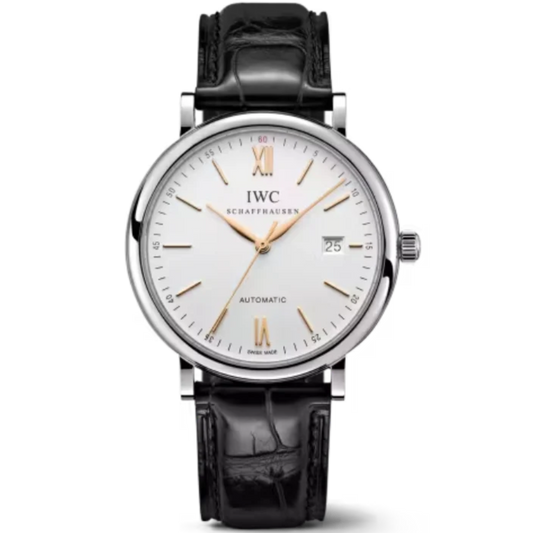 PORTOFINO AUTOMATIC 40 MM STAINLESS STEEL WITH SILVER DIAL