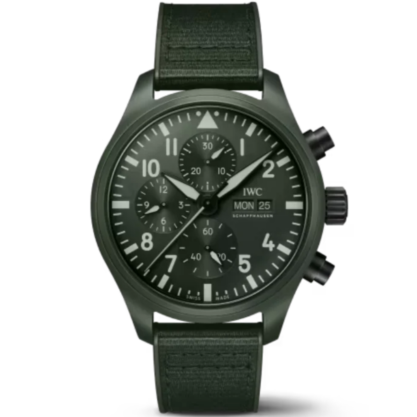 PILOT’S WATCH CHRONOGRAPH TOP GUN EDITION “WOODLAND” 44 MM CERAMIC WITH GREEN DIAL