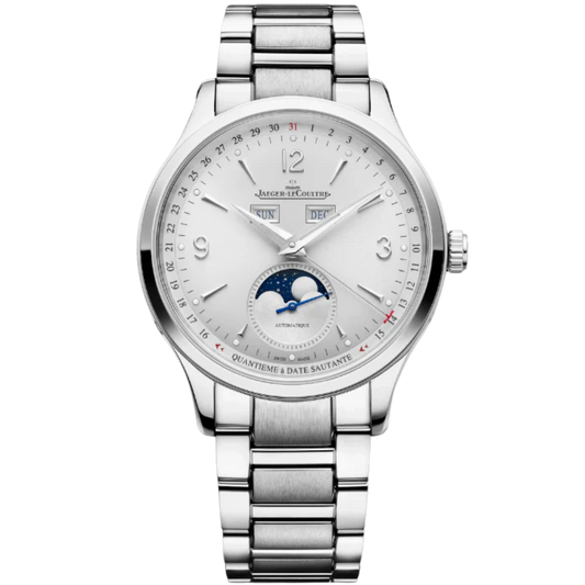 MASTER CONTROL CALENDAR 40 MM STAINLESS STEEL WITH SILVER GREY, SUNRAY BRUSHED DIAL