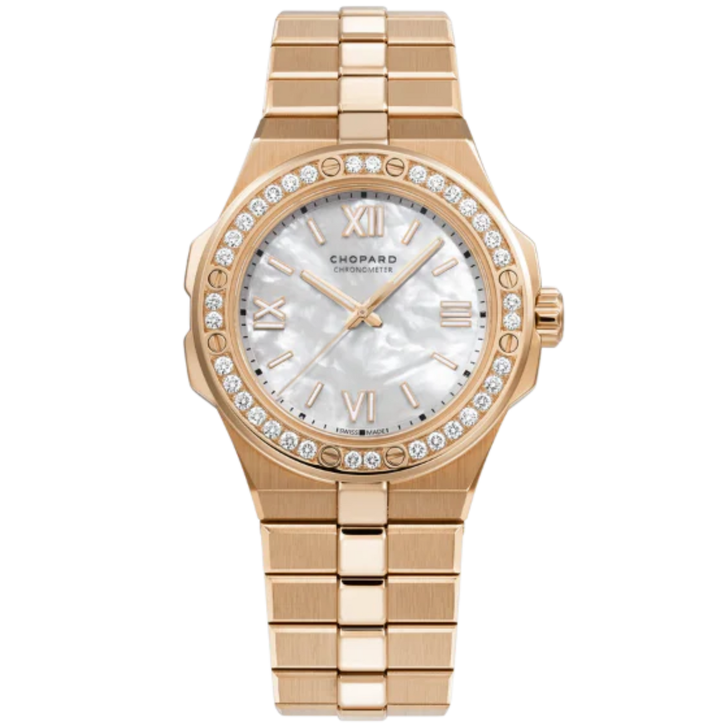 ALPINE EAGLE 36 MM ETHICAL ROSE GOLD WITH MOTHER OF PEARL DIAL