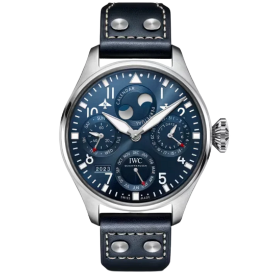 BIG PILOT’S WATCH PERPETUAL CALENDAR 46 MM STAINLESS STEEL WITH BLUE DIAL