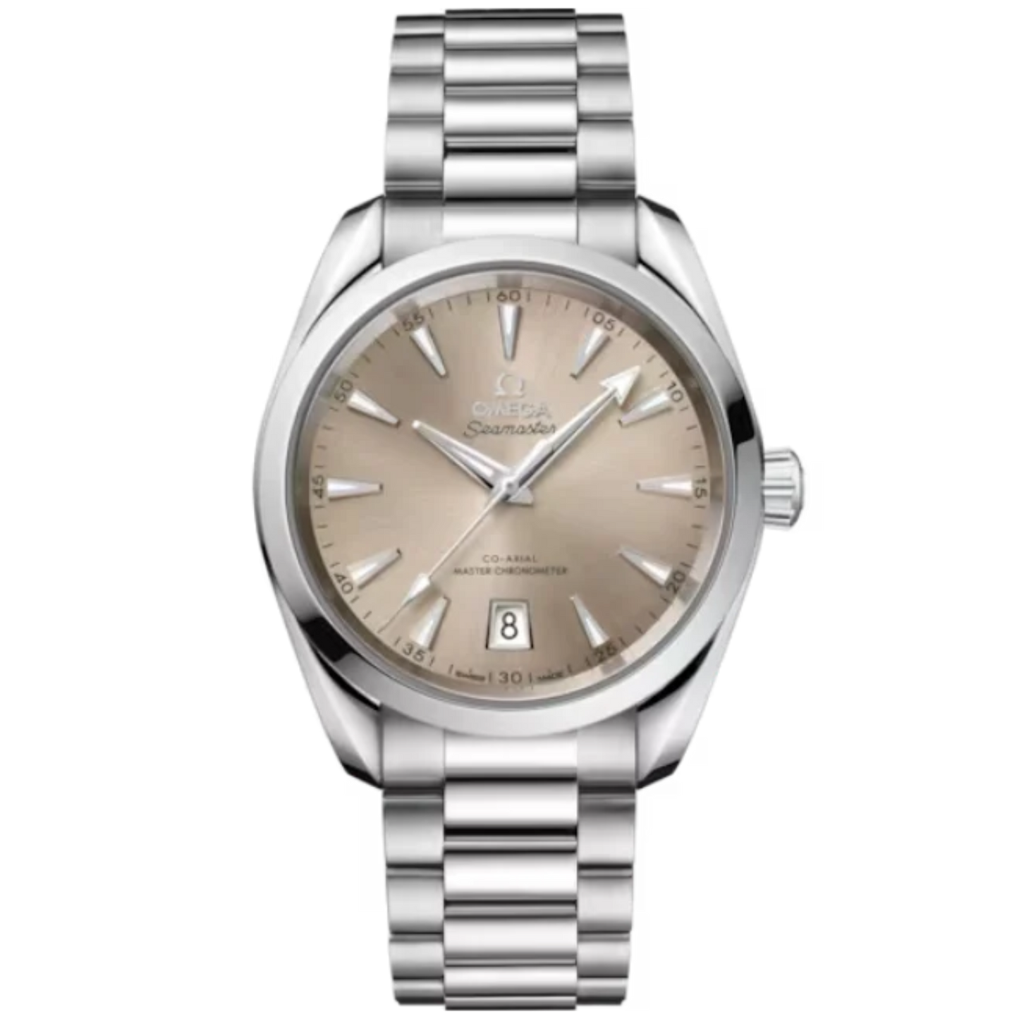 SEAMASTER AQUA TERRA SHADES 38 MM STAINLESS STEEL WITH SANDSTONE DIAL