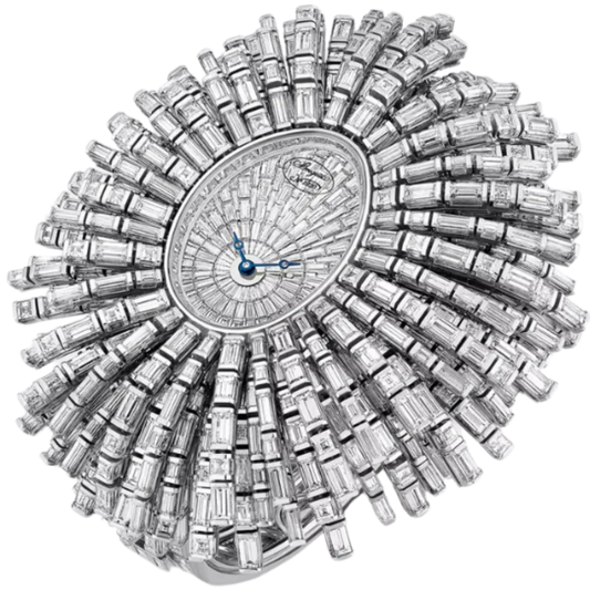 BE CRAZY GJ25BB8989DDDD 33 MM WHITE GOLD WITH WHITE GOLD DIAL