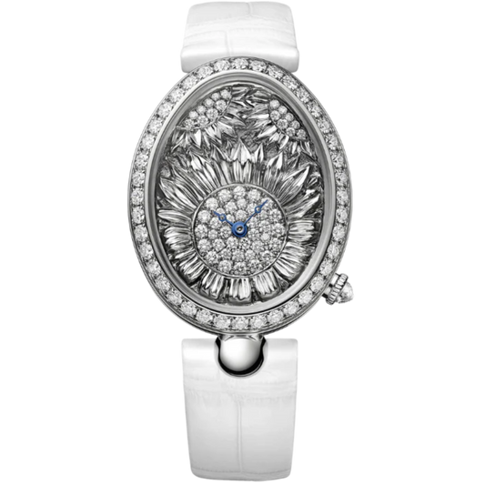 REINE DE NAPLES 8958 40 MM WHITE GOLD WITH WHITE DIAL
