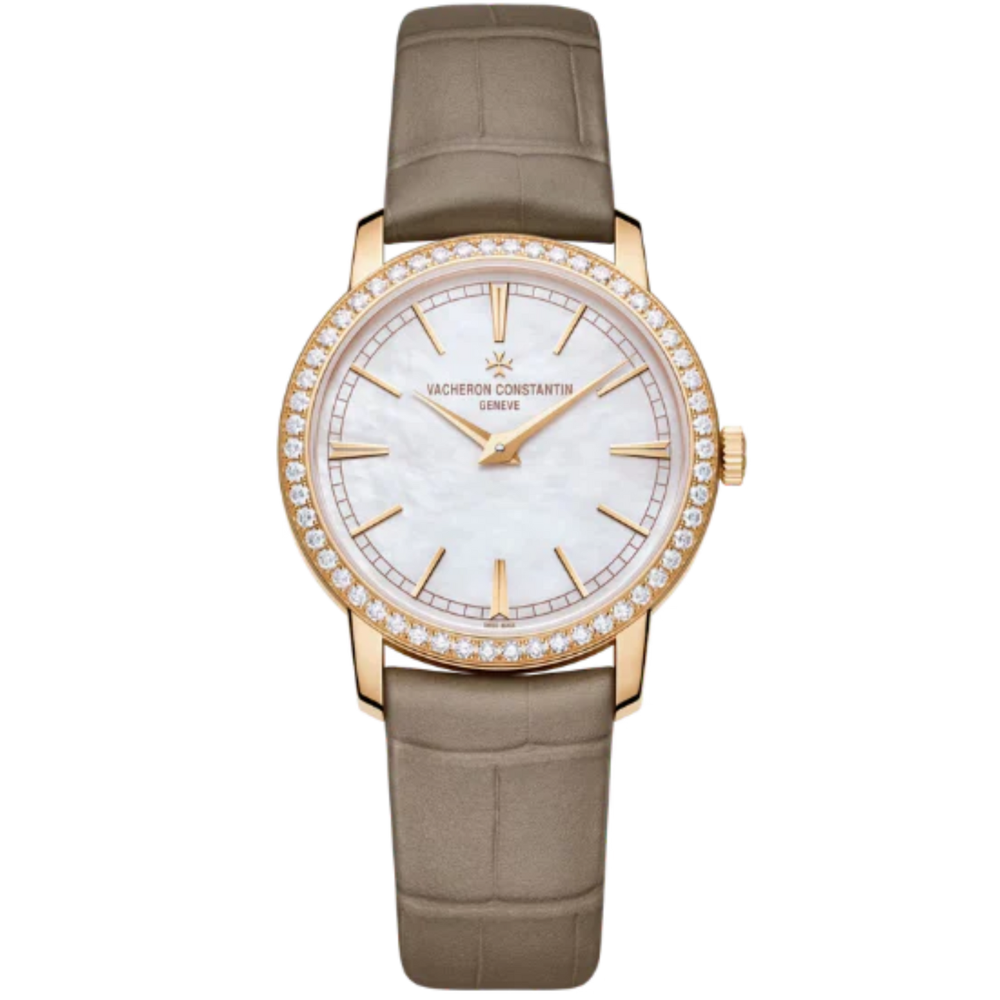 TRADITIONNELLE MANUAL-WINDING 33 MM 18K ROSE GOLD WITH MOTEHR OF PEARL DIAL