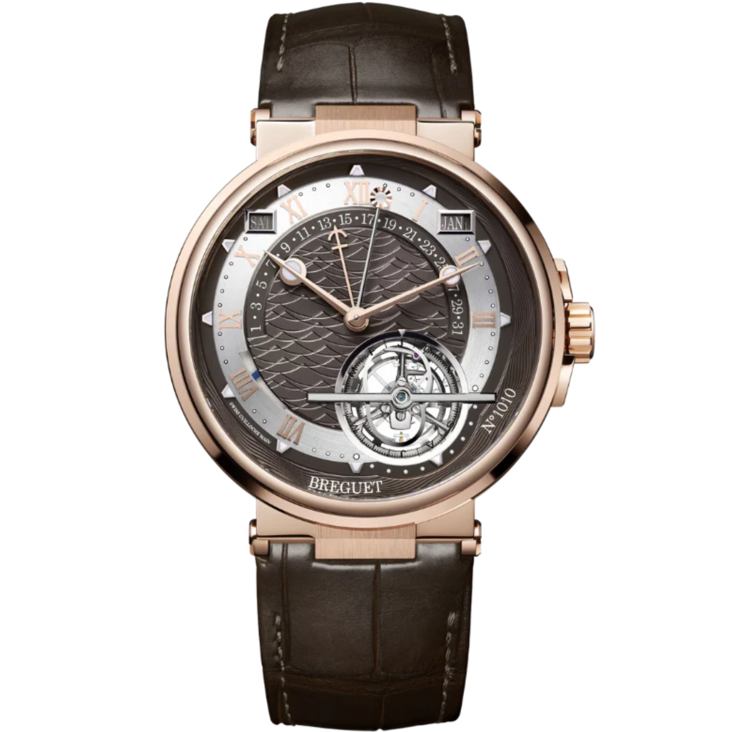 MARINE TOURBILLON EQUATION MARCHANTE 5887 44 MM 18K ROSE GOLD WITH SLATE GREY DIAL