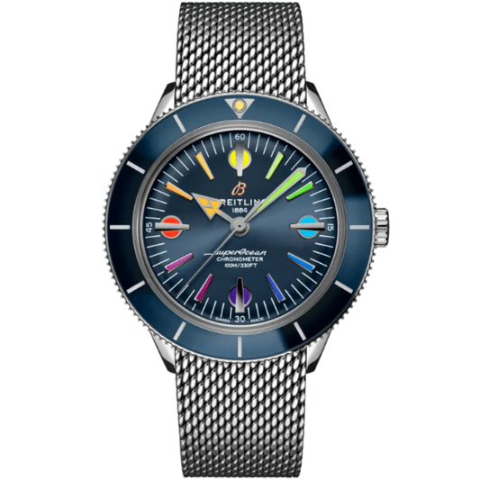 SUPEROCEAN HERITAGE '57 SPECIAL EDITION II 42 MM STAINLESS STEEL WITH BLUE DIAL