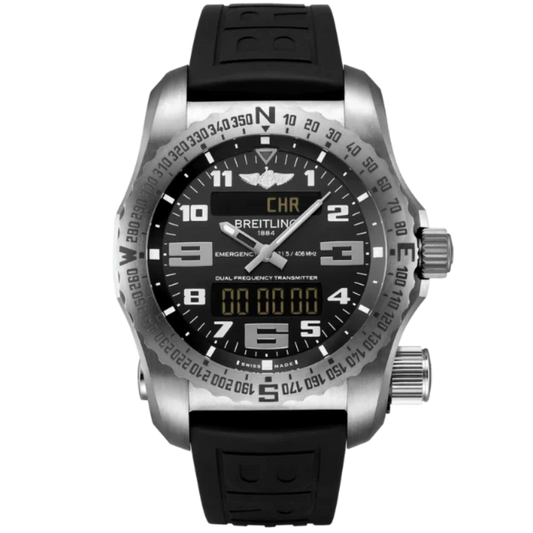 EMERGENCY 51 MM TITANIUM WITH BLACK DIAL